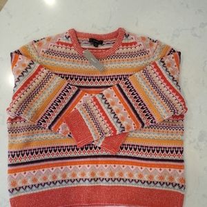 J Crew NWT fairisle sweater sz XL